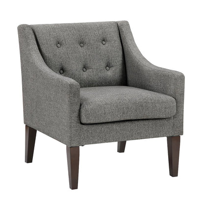 Knox Textured Accent Chair in Dark Gray