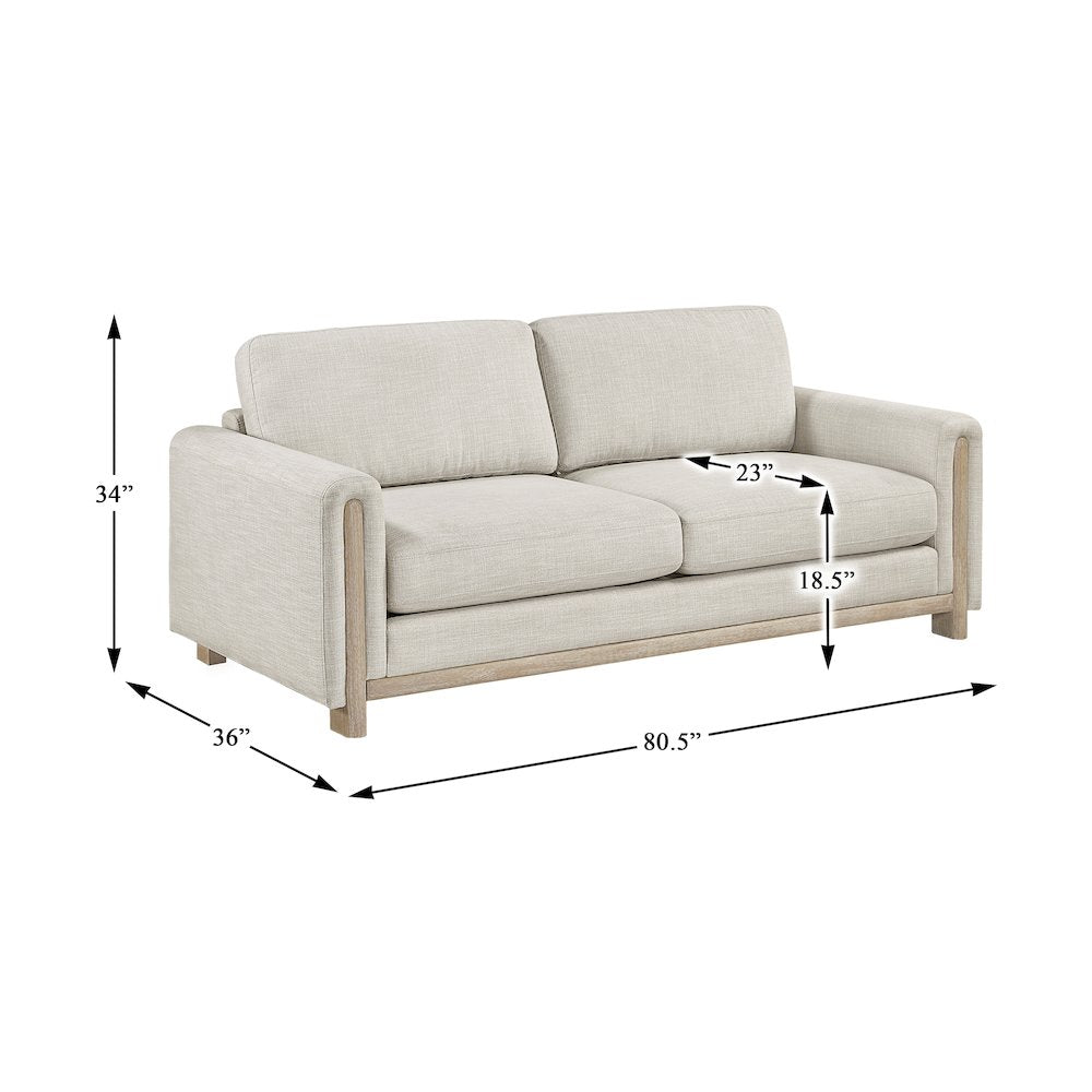 Echo Textured Sofa in Beige