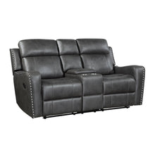 Kellen Microfiber 3pc Set: Sofa, Love, Chair in Smoky Gray