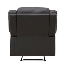 Dark Brown Manual Recliner, Plush Reclining Chair for Living Room Comfort