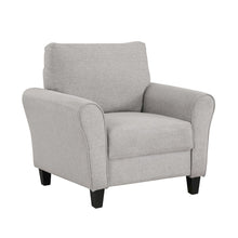 Sand Color Upholstered Arm Chair, Elegant Accent Chair for Living Room Spaces