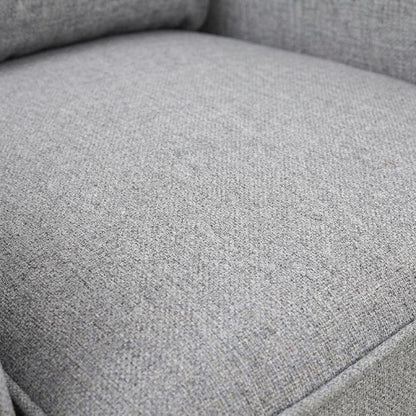 Textured Pushback Manual Recliner Chair for Living Room or Bedroom, Gray