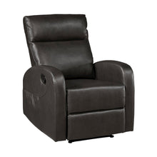 Allen Faux Leather 3pc Set: Sofa, Love, Chair in Espresso