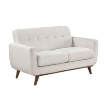 Martina Textured 2pc Set: Sofa, Love in Beige