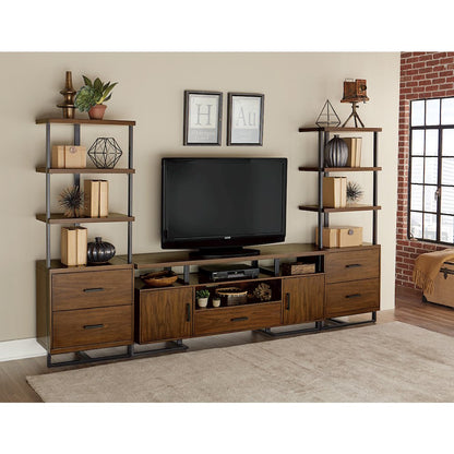 Sedley Rubberwood 68" TV Stand in Walnut