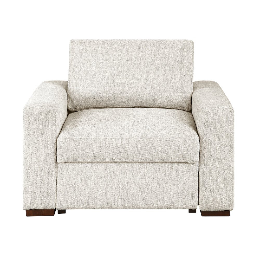 Isla Microfiber Chair in Beige