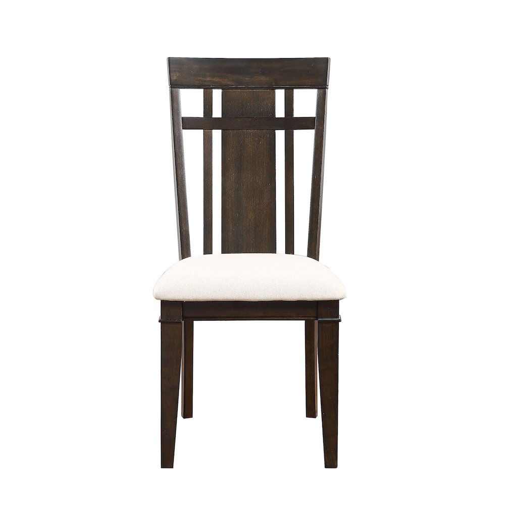 Makah Wood Dining Room Side Chair, set of 2 in Beige