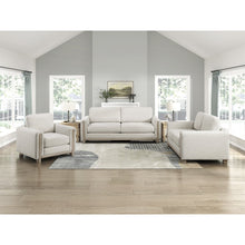 Echo Textured 3pc Set: Sofa, Love, Chair in Beige