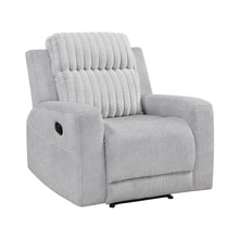 Benton Corduroy 3pc Set: Sofa, Love, Chair in Light Gray