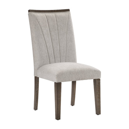 Brookings Textured Dining Room Side Chair, set of 2 in Gray