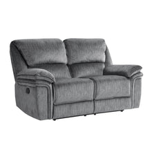Muirfield Microfiber 2pc Set: Sofa, Love in Gray