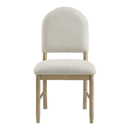 Myrna Textured Dining Side Chair, Set of 2 in Beige