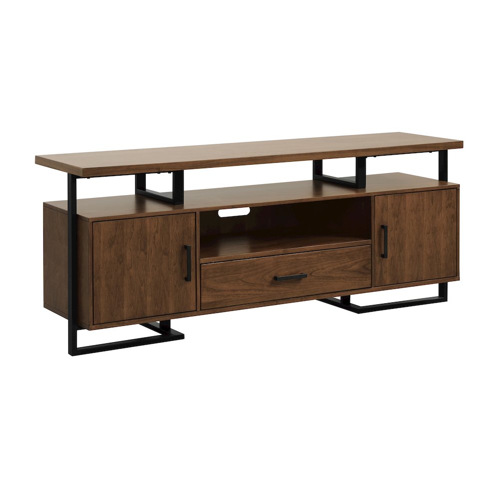 Sedley Rubberwood 68" TV Stand in Walnut