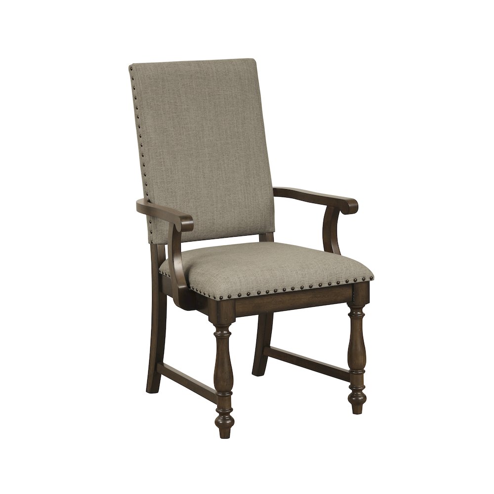 Stonington Textured Dining Arm Chair, Set of 2 in Beige