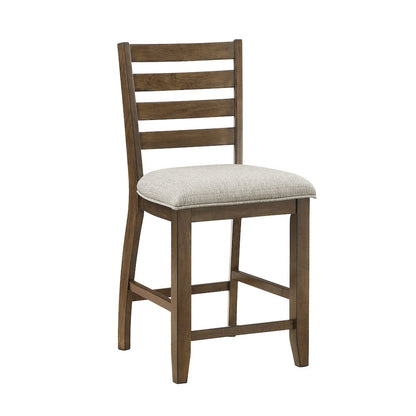 Tigard Textured Counter Height Chair, set of 2 in Beige