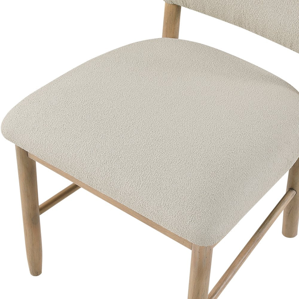 Myrna Textured Dining Side Chair, Set of 2 in Beige