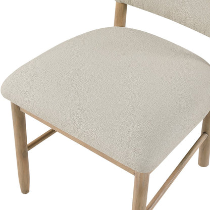 Myrna Textured Dining Side Chair, Set of 2 in Beige