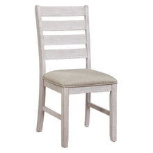 Ithaca Asian Hardwood 5-Piece Dining Set in Grayish White and Brown