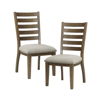 Tigard Textured Dining Room Side Chair, set of 2 in Beige