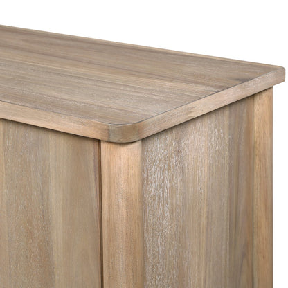 Myrna Asian Hardwood Dining Room Server in Natural
