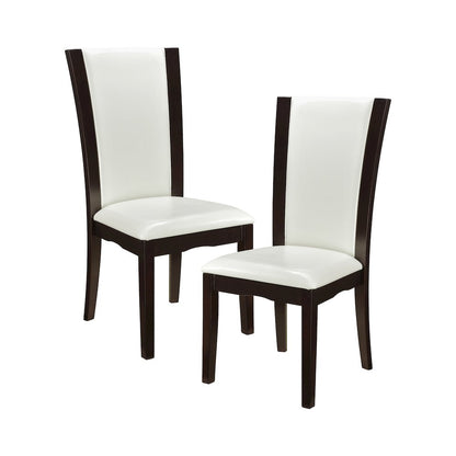 Daisy Wood Dining Room Side Chair, set of 2 in White