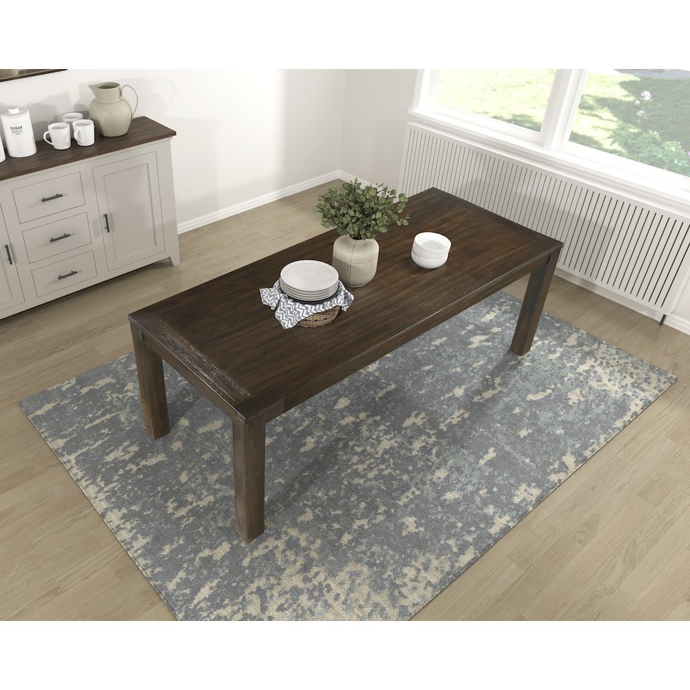 Paulson Acacia Dining Table in Dark Brown