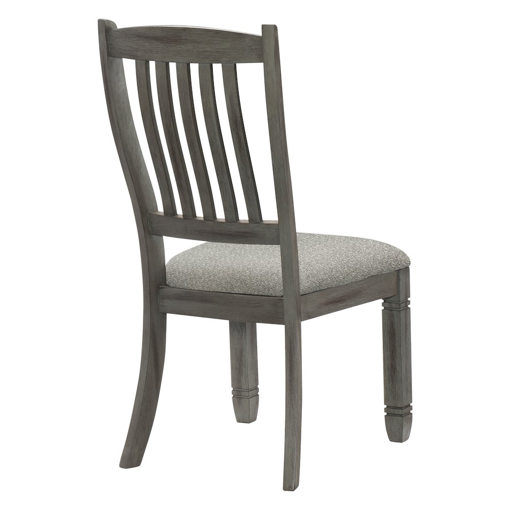 Granby Textured Dining Room Side Chair, set of 2 in Gray