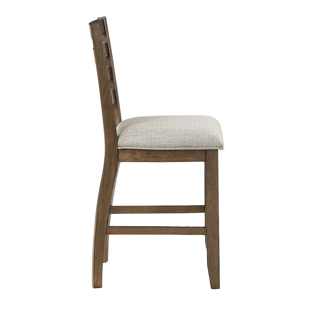 Tigard Textured Counter Height Chair, set of 2 in Beige