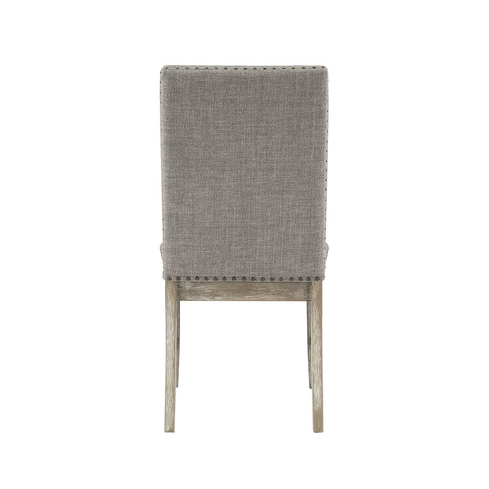 Southlake Textured Dining Room Side Chair, set of 2 in Light gray