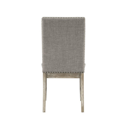 Southlake Textured Dining Room Side Chair, set of 2 in Light gray