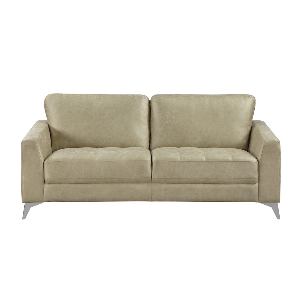Cazon Microfiber Sofa in Sand