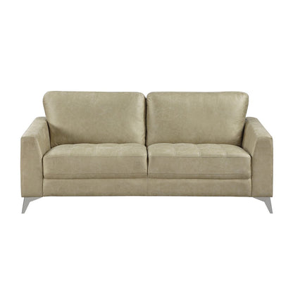 Cazon Microfiber Sofa in Sand
