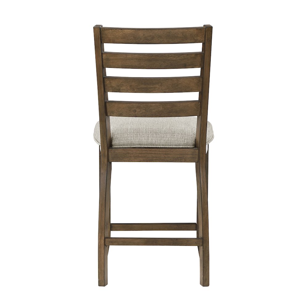 Tigard Textured Counter Height Chair, set of 2 in Beige