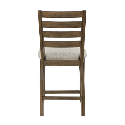 Tigard Textured Counter Height Chair, set of 2 in Beige