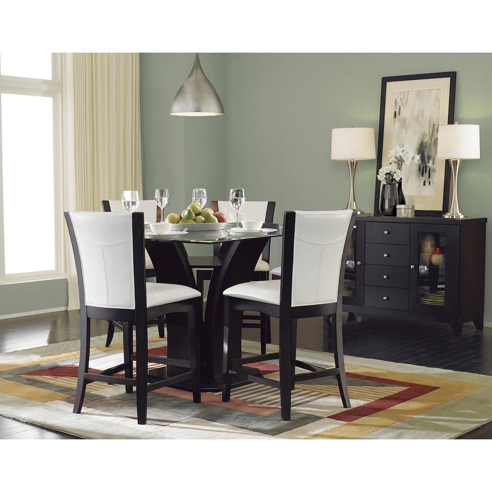 Daisy Wood Counter Height Dining Chair, set of 2 in White