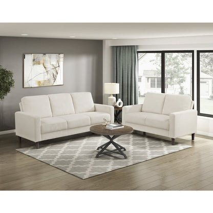 Crandall Corduroy Sofa in Beige