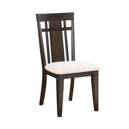 Makah Wood Dining Room Side Chair, set of 2 in Beige
