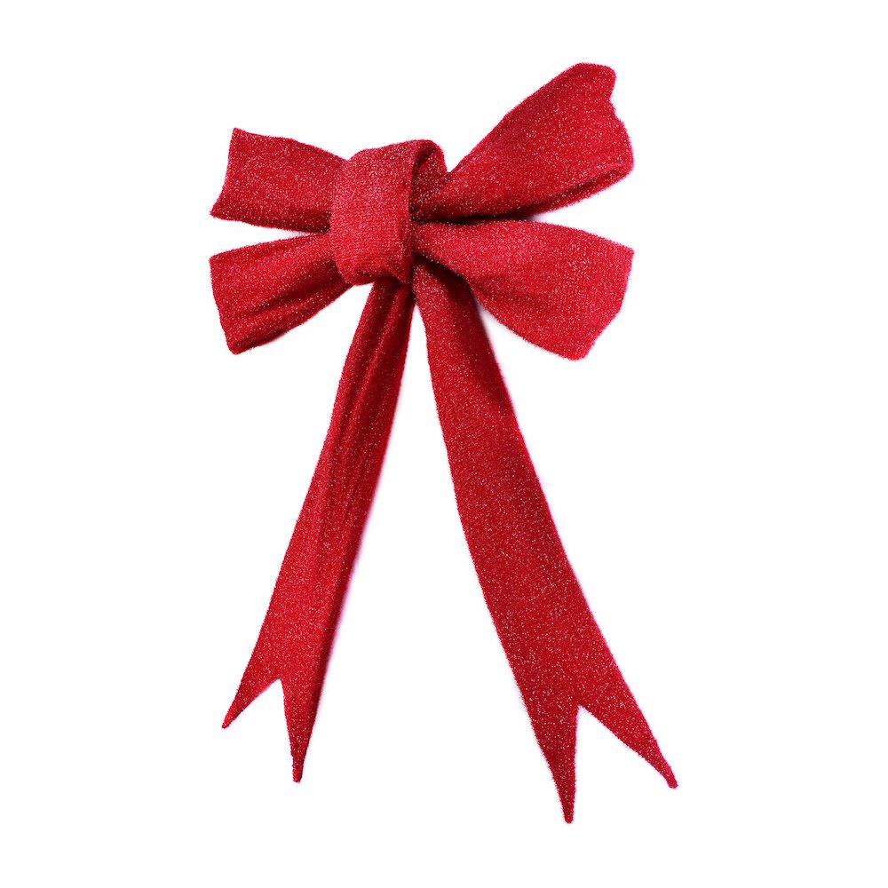 83 IN Lighted Red Bow Indoor/Outdoor Holiday Decor