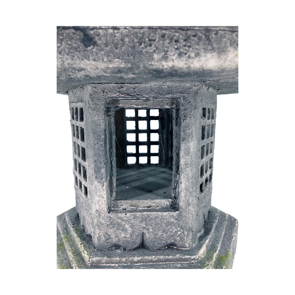 40In Grey Stone Pagoda Lantern