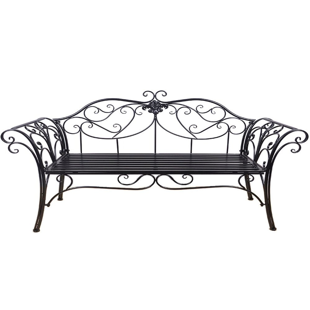 Garden Bench Antique Black