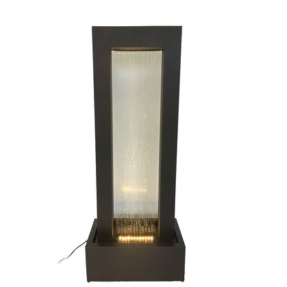 Rectangular Rainfall Fountain W/Light