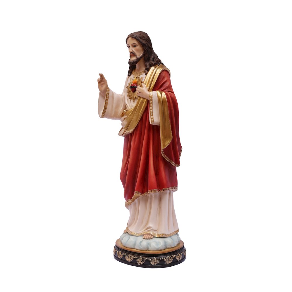24 in Sacred Heart of Jesus Statue Religious Decor Indoor/Outdoor