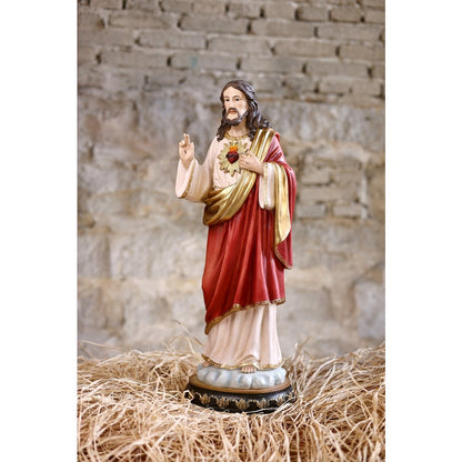 24 in Sacred Heart of Jesus Statue Religious Decor Indoor/Outdoor