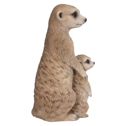 Small Mother & Baby Meerkat