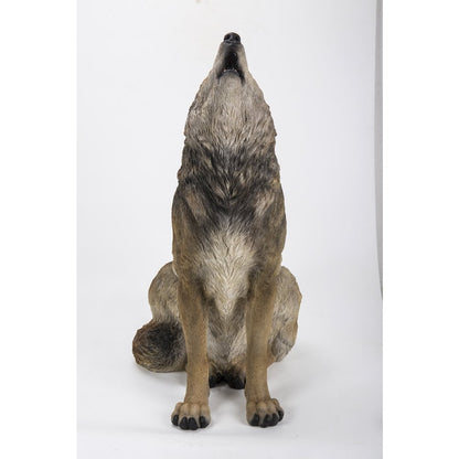 Large Wolf Statue