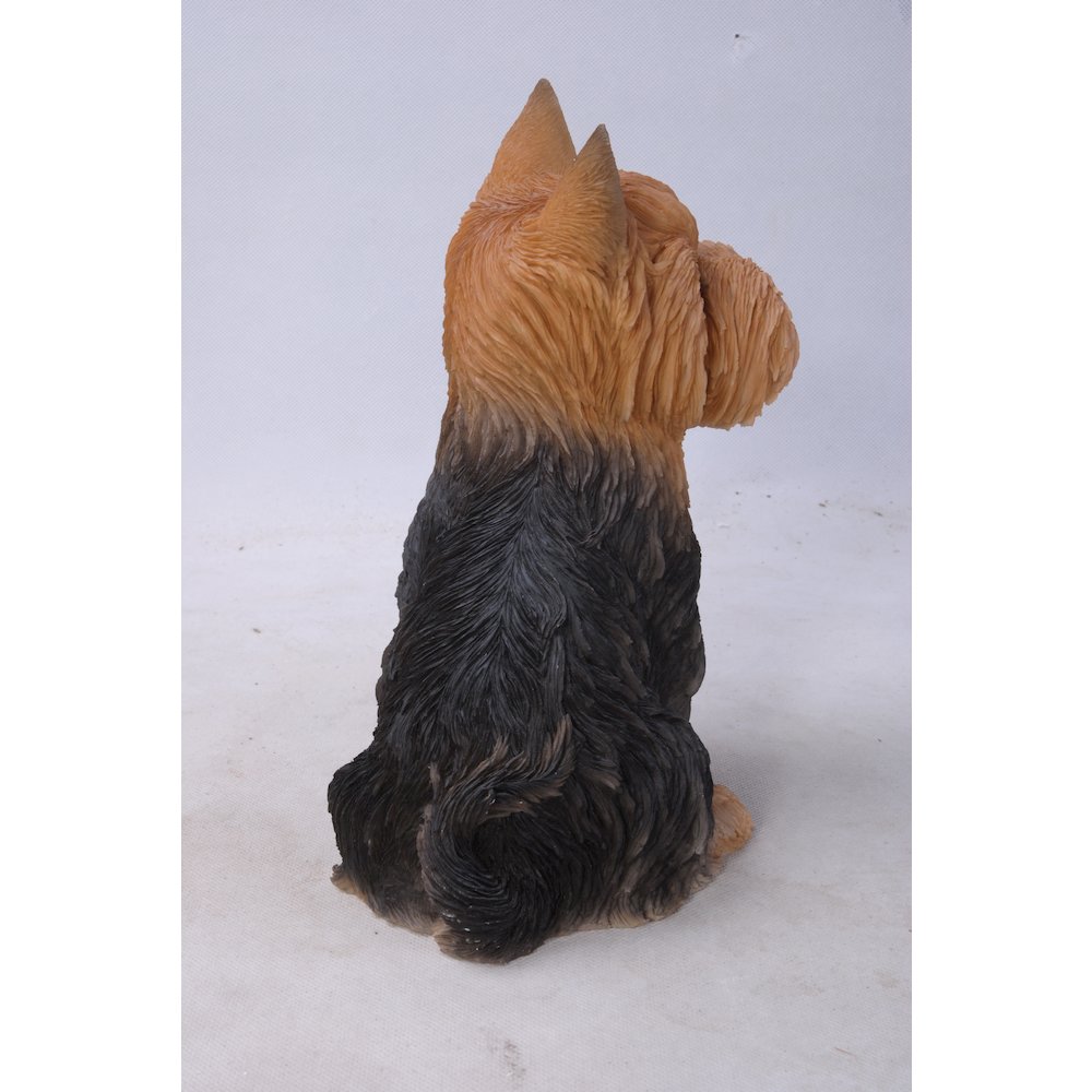 Sitting Yorkshire Terrier Statue