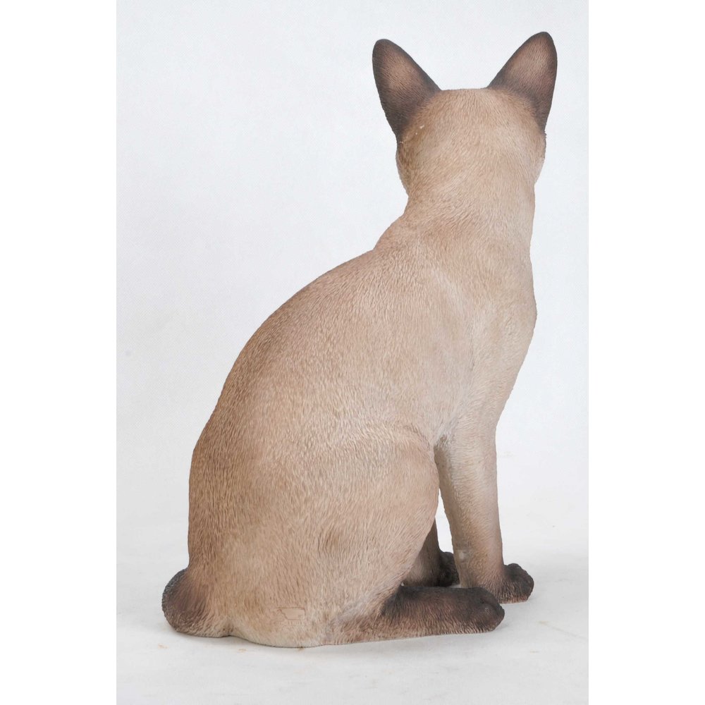 Sitting Siamese Cat Statue