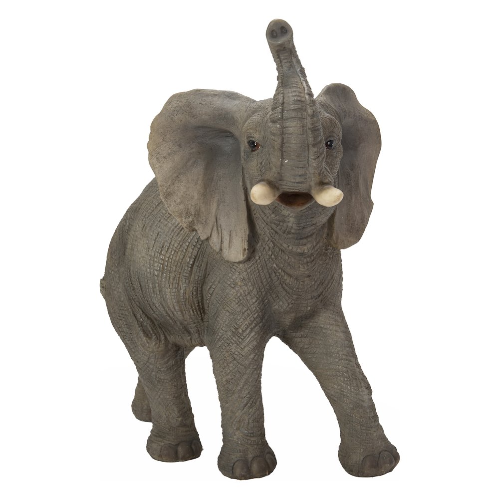 Elephant W/Trunk Up Statue
