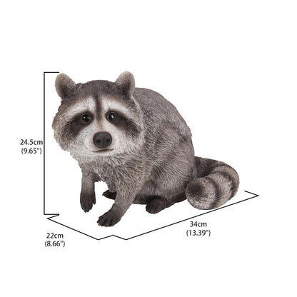 Raccoon Sitting Statue