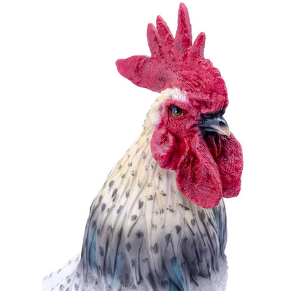 Black & White Rooster Statue